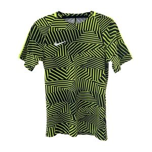 Nike Lemon-Lime/ Black Dri-Fit Athletic Top